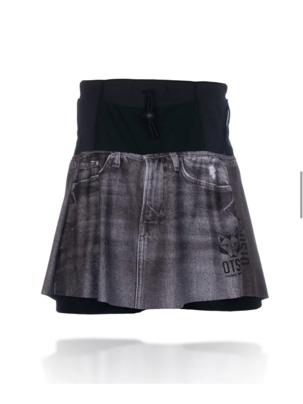 OTSO Women’s Running Skirt – Black Jeans Print